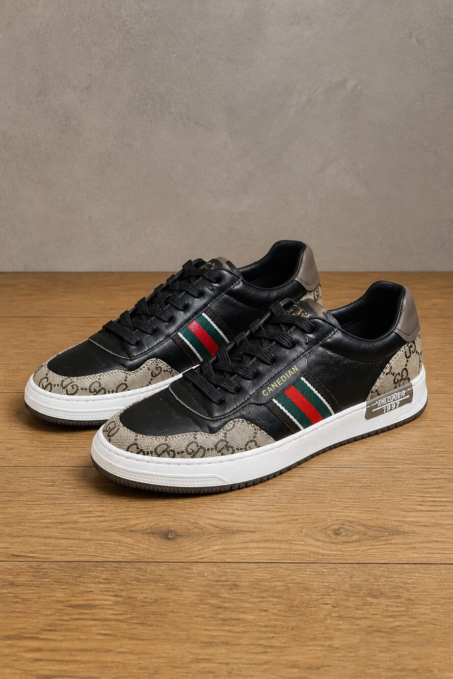 Gucci Web Stripe Sneakers US 9.5